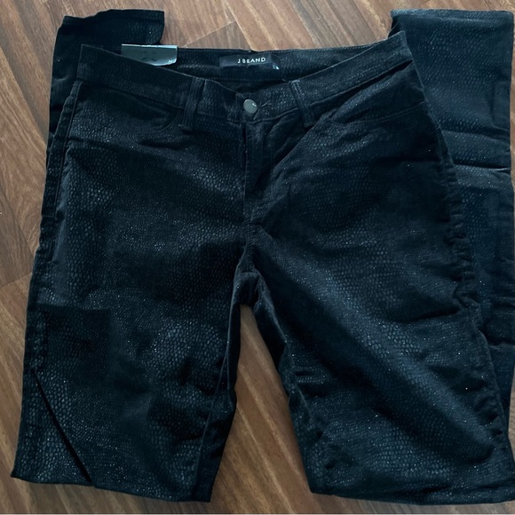 Original j brand jeans in soft fabric with silver snake print extra comfy size26 - Picture 2 of 6